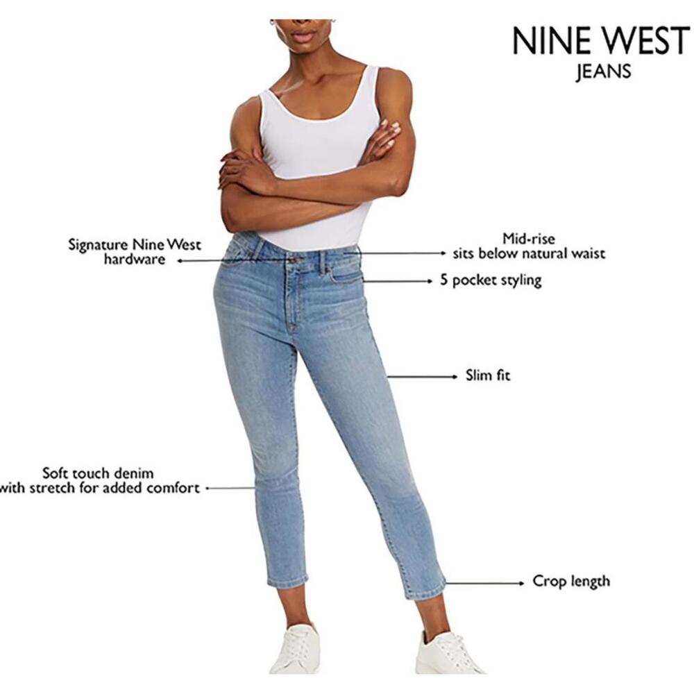 Nine West Women's Gramercy Crop Jean - Picture 12 of 12